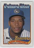 Future Star - Gary Sheffield (small gap between hat and Future Stars header) [G…