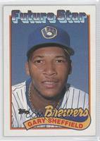 Future Star - Gary Sheffield (small gap between hat and Future Stars header)