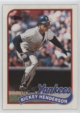 1989 Topps - [Base] #380 - Rickey Henderson