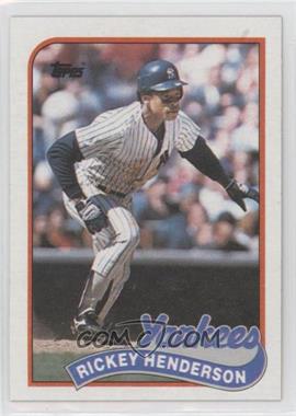 1989 Topps - [Base] #380 - Rickey Henderson