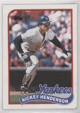 1989 Topps - [Base] #380 - Rickey Henderson