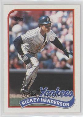 1989 Topps - [Base] #380 - Rickey Henderson