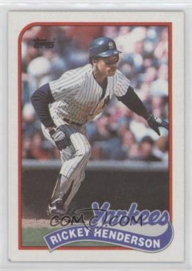 1989 Topps - [Base] #380 - Rickey Henderson