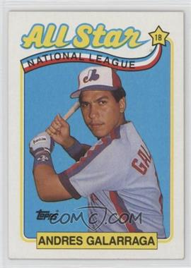 1989 Topps - [Base] #386 - All Star - Andres Galarraga [EX to NM]