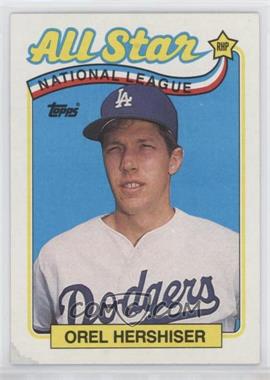 1989 Topps - [Base] #394 - All Star - Orel Hershiser [EX to NM]