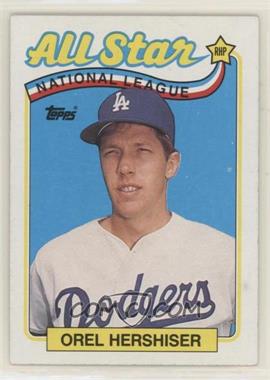 1989 Topps - [Base] #394 - All Star - Orel Hershiser [EX to NM]