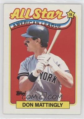 1989 Topps - [Base] #397 - All Star - Don Mattingly