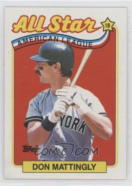 1989 Topps - [Base] #397 - All Star - Don Mattingly