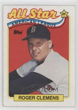 1989 Topps - [Base] #405 - All Star - Roger Clemens [Poor to Fair]