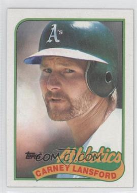 1989 Topps - [Base] #47 - Carney Lansford