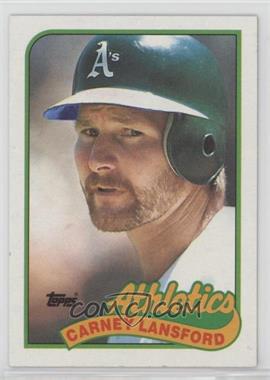 1989 Topps - [Base] #47 - Carney Lansford