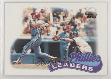 1989 Topps - [Base] #489 - Team Leaders - Philadelphia Phillies