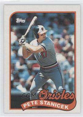 1989 Topps - [Base] #497 - Pete Stanicek