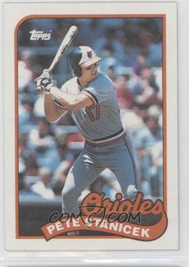 1989 Topps - [Base] #497 - Pete Stanicek