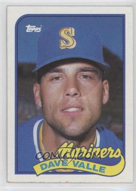1989 Topps - [Base] #498 - Dave Valle [EX to NM]