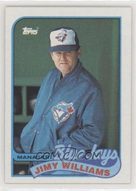 1989 Topps - [Base] #594.1 - Team Checklist - Jimy Williams (Blue in space above J in Jays)