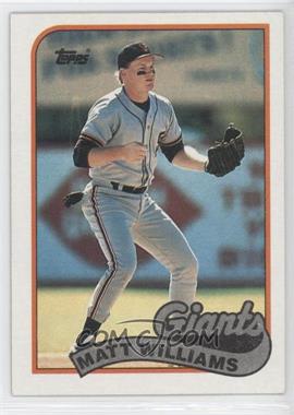 1989 Topps - [Base] #628 - Matt Williams