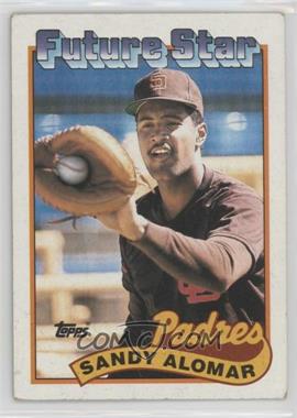 1989 Topps - [Base] #648 - Future Star - Sandy Alomar [Good to VG‑EX]