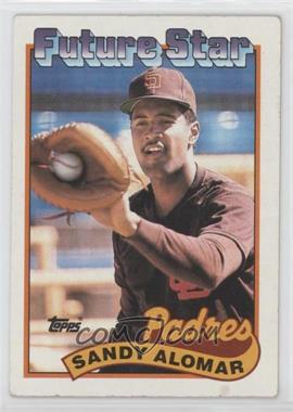 1989 Topps - [Base] #648 - Future Star - Sandy Alomar