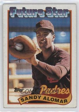 1989 Topps - [Base] #648 - Future Star - Sandy Alomar