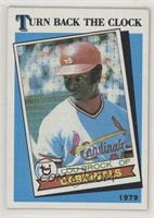 Turn Back the Clock - Lou Brock (No Streak Visible on Right Sleeve)