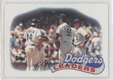 1989 Topps - [Base] #669 - Team Leaders - Los Angeles Dodgers [EX to NM]