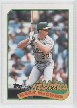 1989 Topps - [Base] #70 - Mark McGwire