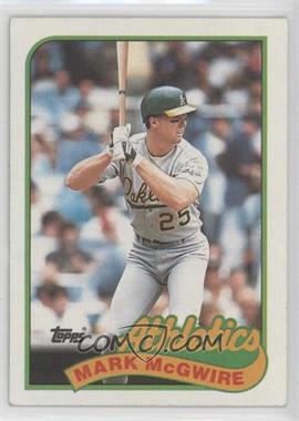 1989 Topps - [Base] #70 - Mark McGwire [Good to VG‑EX]