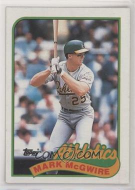 1989 Topps - [Base] #70 - Mark McGwire [EX to NM]