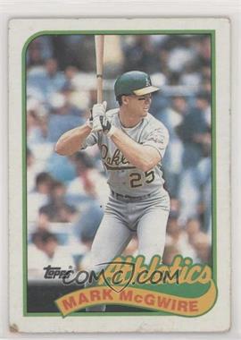 1989 Topps - [Base] #70 - Mark McGwire [Good to VG‑EX]