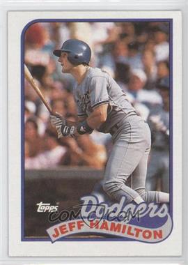 1989 Topps - [Base] #736.1 - Jeff Hamilton (Dodgers Banner is Blue)