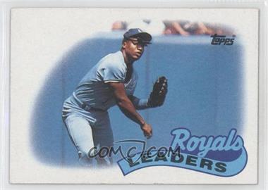 1989 Topps - [Base] #789 - Team Leaders - Kansas City Royals