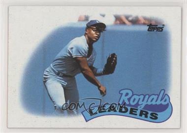 1989 Topps - [Base] #789 - Team Leaders - Kansas City Royals