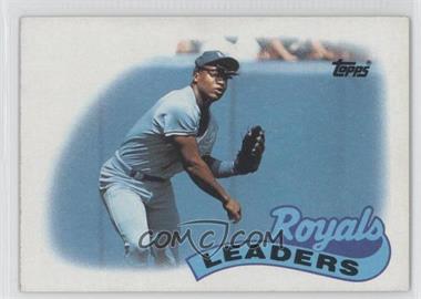 1989 Topps - [Base] #789 - Team Leaders - Kansas City Royals