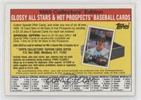 Glossy Set Offer (Jose Canseco) (Gray Stock Back) [EX to NM]