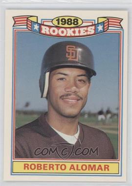 1989 Topps - Jumbo Pack Glossy Rookies #1 - Roberto Alomar