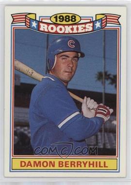 1989 Topps - Jumbo Pack Glossy Rookies #4 - Damon Berryhill