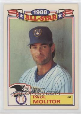 1989 Topps - Rack Pack Glossy All-Stars #3 - Paul Molitor