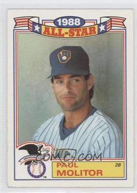 1989 Topps - Rack Pack Glossy All-Stars #3 - Paul Molitor