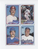 Greg Gross, Rickey Henderson, Keith Hernandez, Tom Lasorda