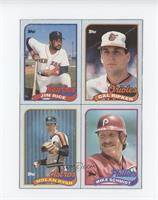 Jim Rice, Cal Ripken Jr., Nolan Ryan, Mike Schmidt [Poor to Fair]