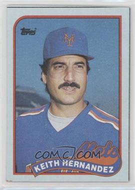 1989 Topps - Wax Box Bottom #G - Keith Hernandez