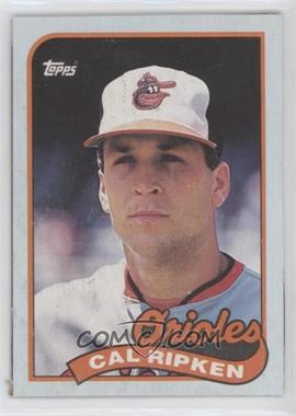 1989 Topps - Wax Box Bottom #J - Cal Ripken Jr. [Poor to Fair]