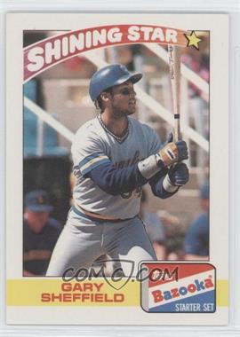 1989 Topps Bazooka Shining Stars - [Base] #19 - Gary Sheffield