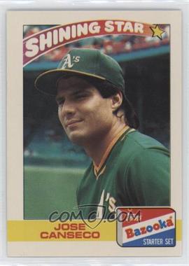 1989 Topps Bazooka Shining Stars - [Base] #5 - Jose Canseco