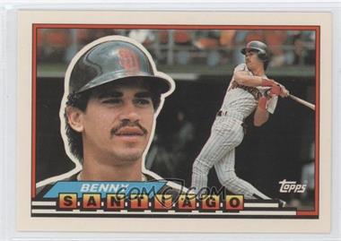 1989 Topps Big - [Base] #134 - Benito Santiago