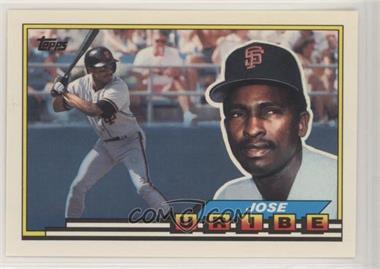 1989 Topps Big - [Base] #258 - Jose Uribe