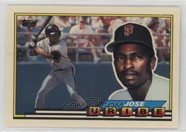 1989 Topps Big - [Base] #258 - Jose Uribe