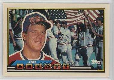 1989 Topps Big - [Base] #322 - Jim Abbott