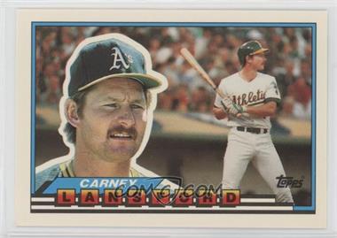 1989 Topps Big - [Base] #57 - Carney Lansford